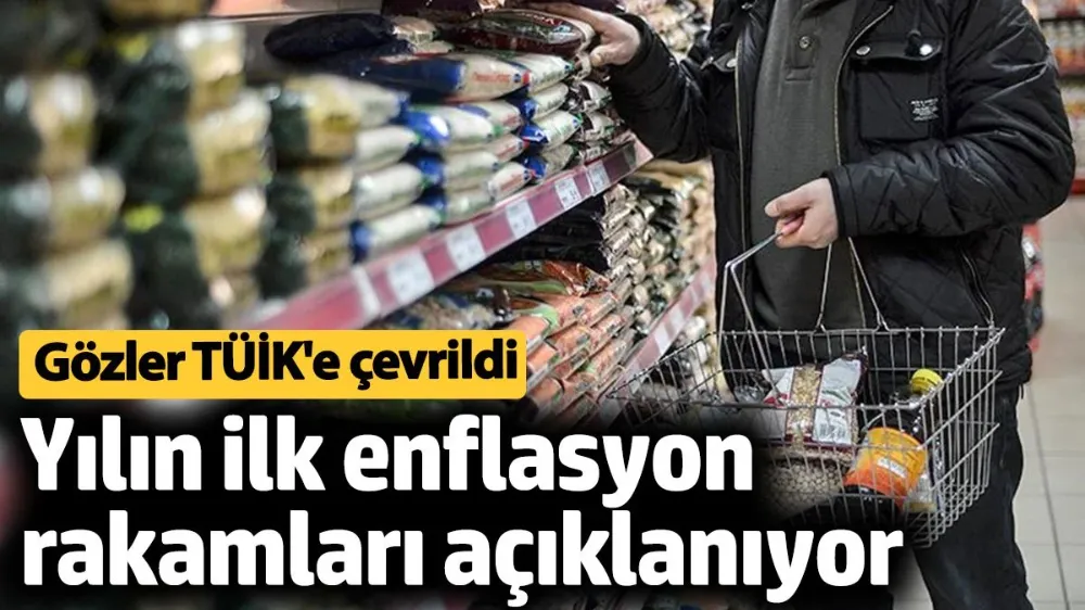 TÜİK yılın ilk enflasyon rakamlarını açıklayacak!