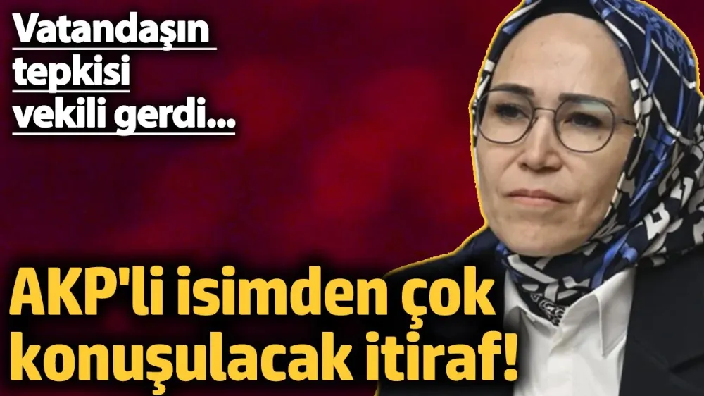 Vatandaşın tepkisi milletvekilini gerdi...