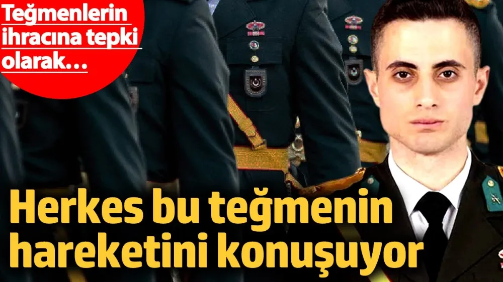 Herkes bu teğmenin hareketini konuşuyor! 