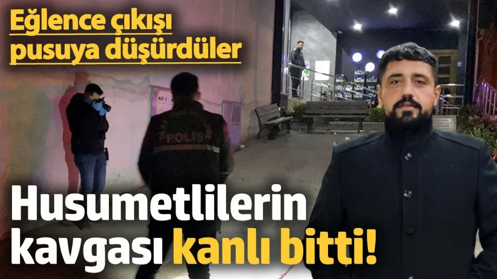 Husumetlilerin kavgası kanlı bitti