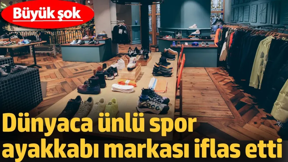 Dünyaca ünlü spor ayakkabı markası iflas etti