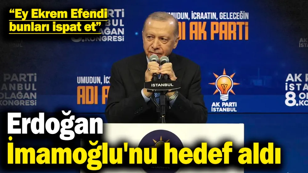 Ey Ekrem Efendi, bunları ispat et bak bakalım