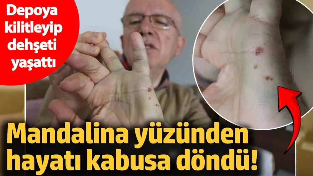  Depoya kilitleyip dehşeti yaşattı