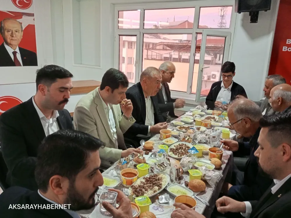 MHP Aksaray Teşkilatı İftar Programında Buluştu