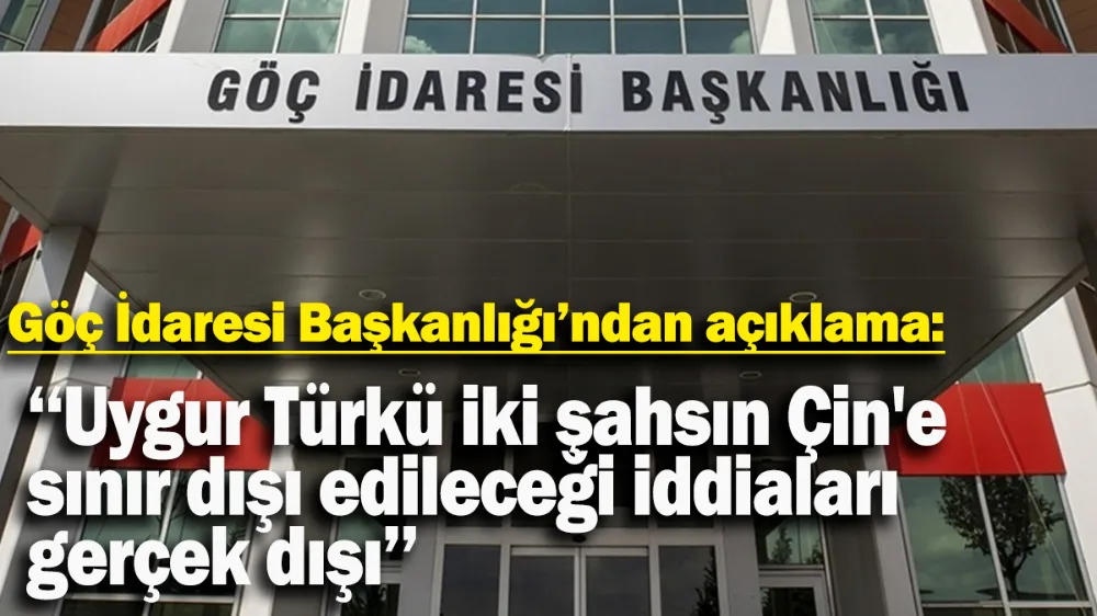 Uygur Türkü iki şahsın Çin