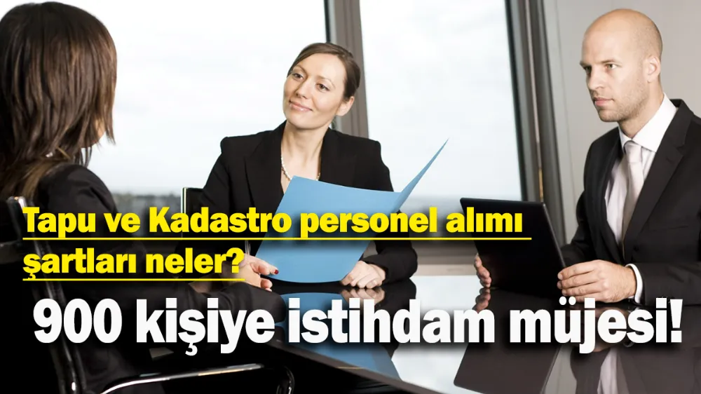 900 kişiye istihdam müjdesi...
