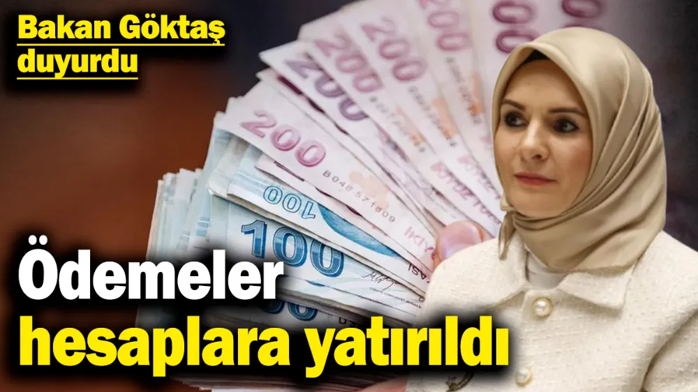 Ödemeler hesaplara yatırıldı!