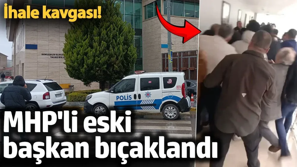 Eski MHP İlçe Başkanı Çetin Öksüz bıçaklandı