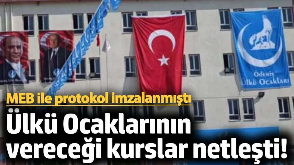 MEB ile Ülkü Ocakları arasında protokol! 