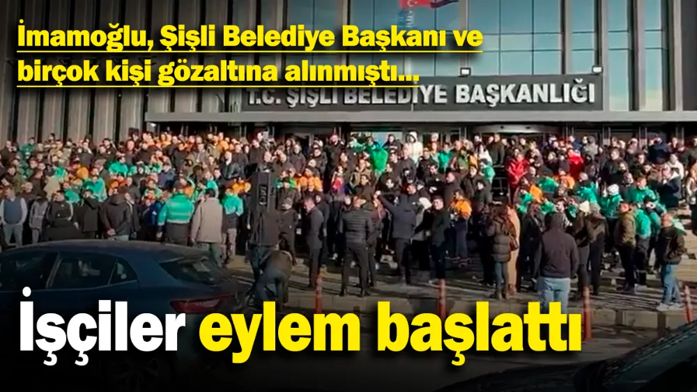  İşçiler eylem başlattı
