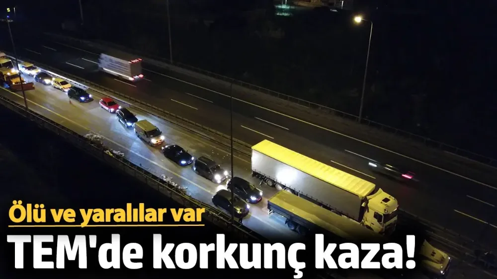 TEM’de zincirleme kaza; 2 ölü 4 yaralı