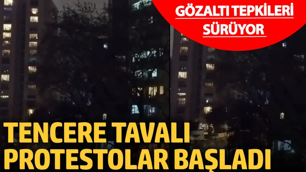 Tencere tavalı protestolar başladı