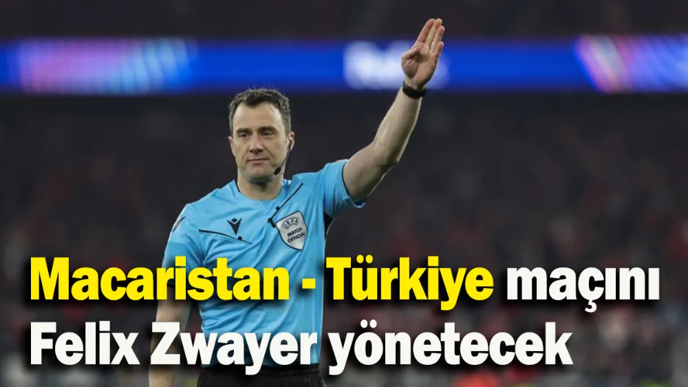 Macaristan - Türkiye maçını Felix Zwayer yönetecek
