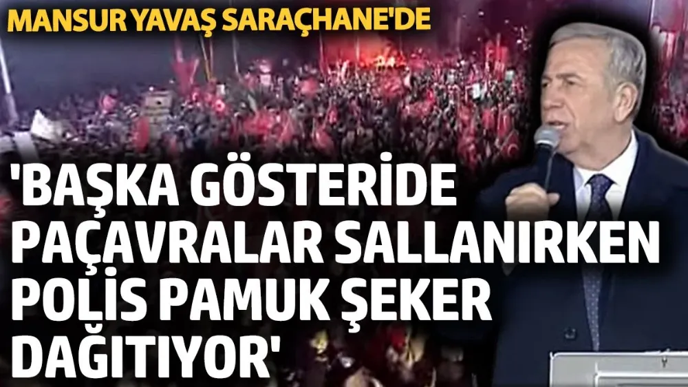 Mansur Yavaş Saraçhane