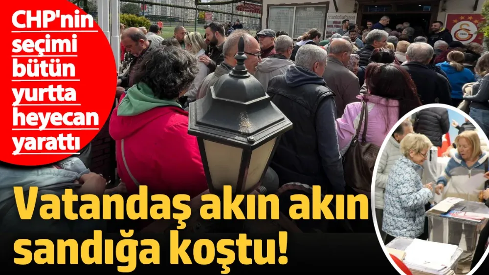 Vatandaş akın akın sandığa koştu! 