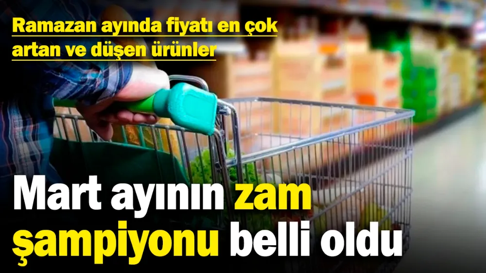 Mart ayının zam şampiyonu belli oldu