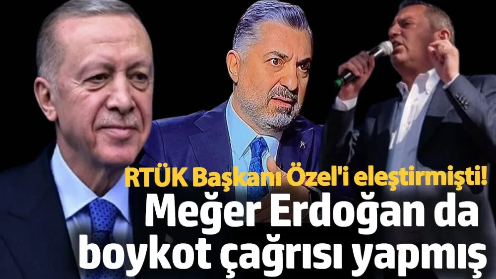 RTÜK Başkanı Şahin Özel