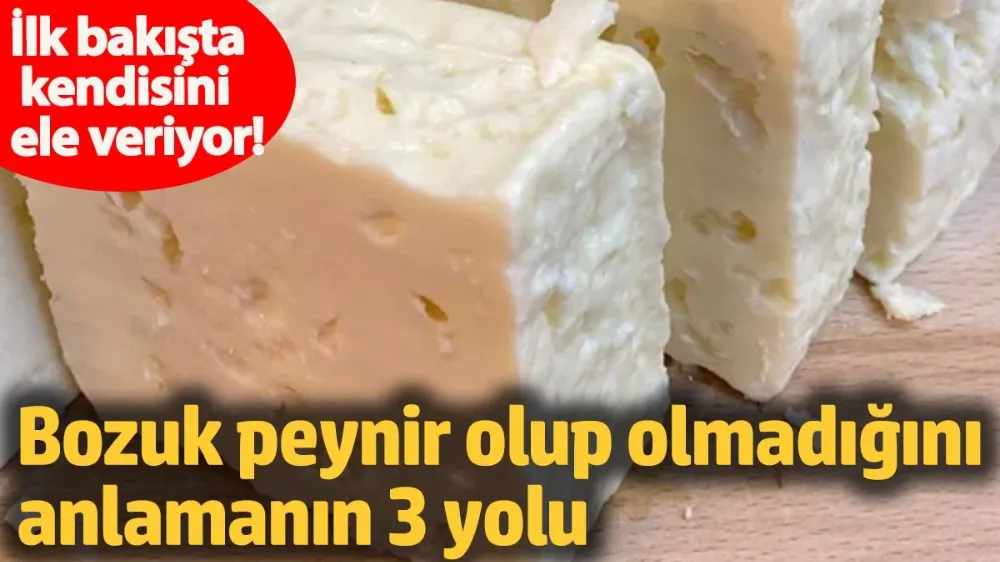 Bozuk peynir olup olmadığını anlamanın 3 yolu