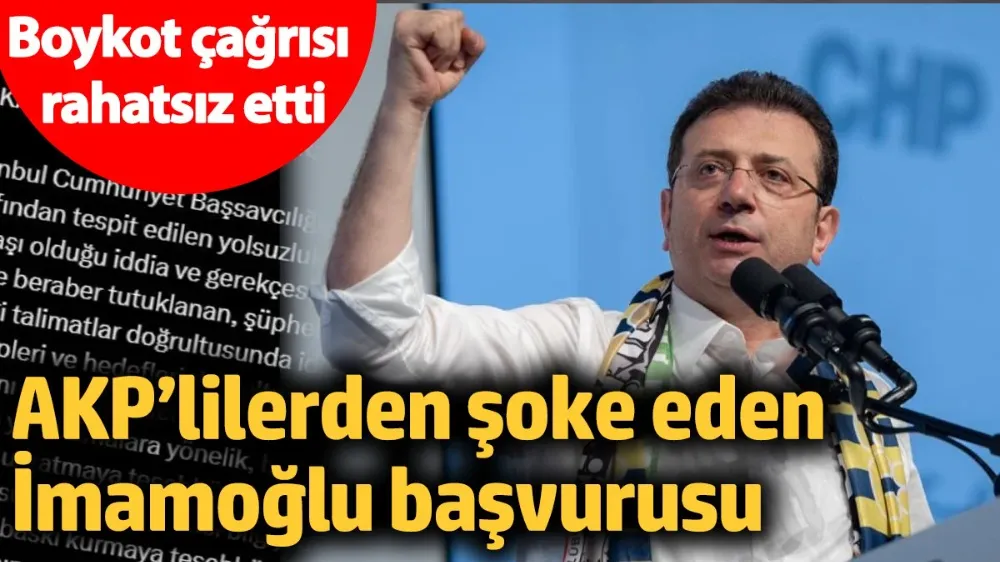AKP’lilerden şoke eden İmamoğlu başvurusu! 