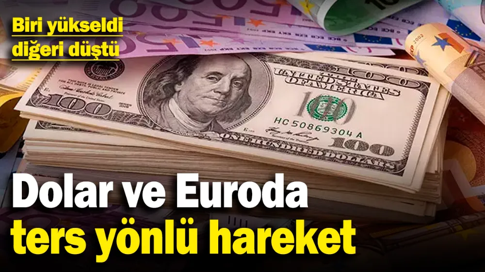 Dolar ve Euroda ters yönlü hareket! 