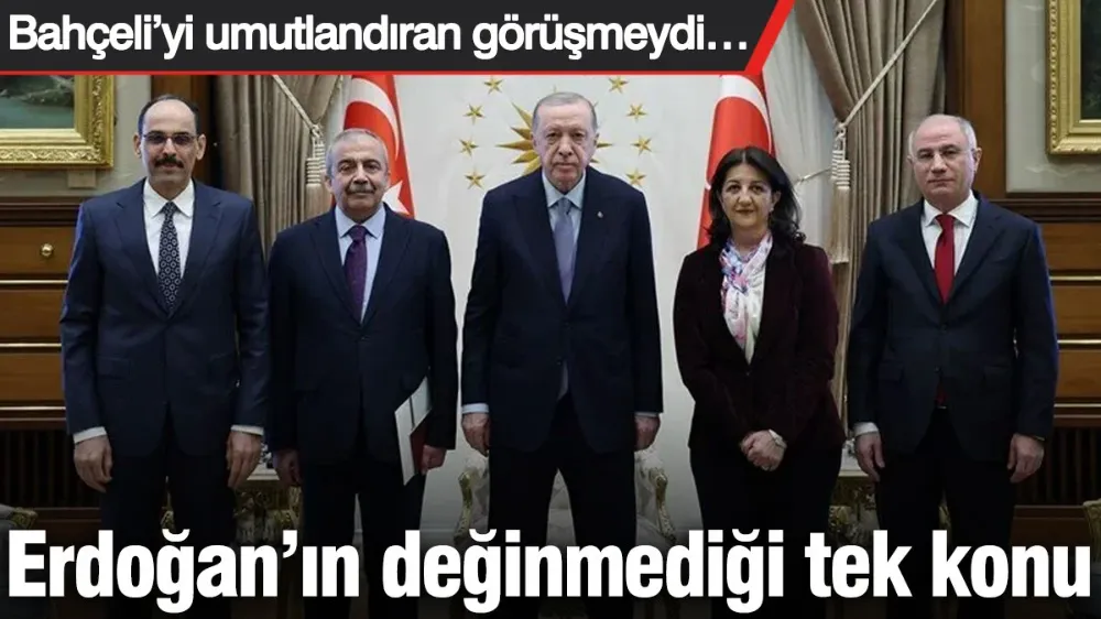 Erdoğan’ın değinmediği tek konu ortaya çıktı