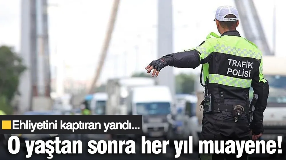 Ehliyetini kaptıran yandı! 
