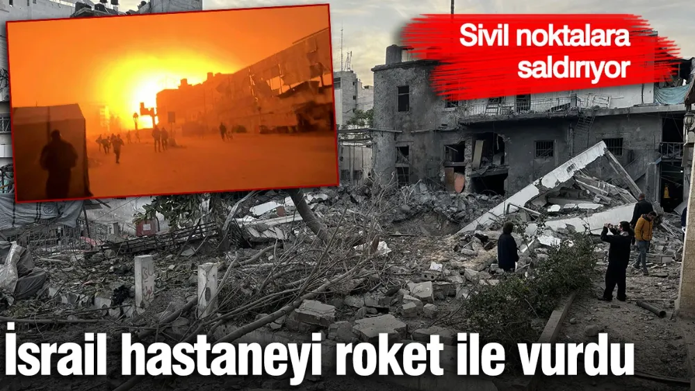 İsrail sivil noktalara saldırıyor! 