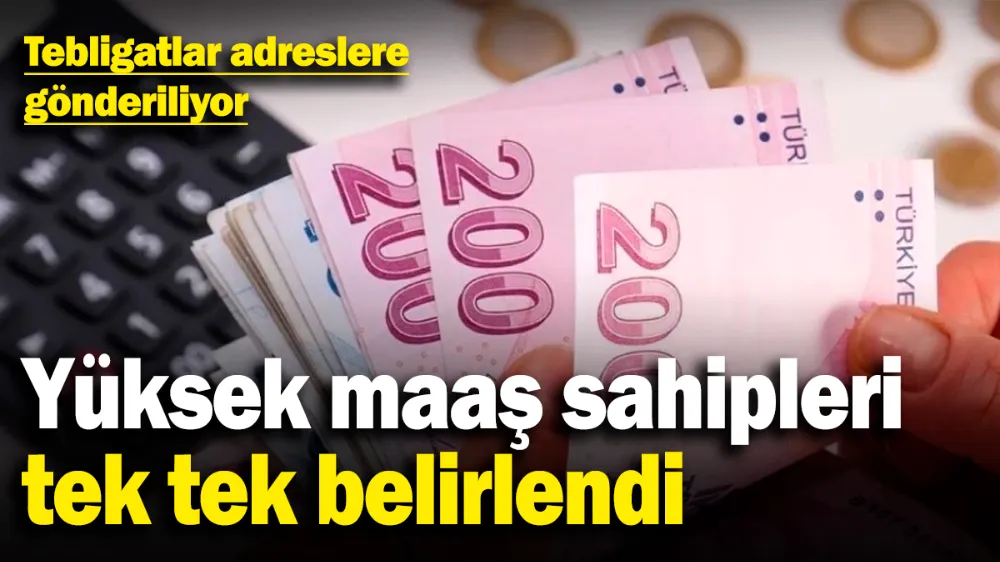 Yüksek maaş sahipleri tek tek belirlendi! 