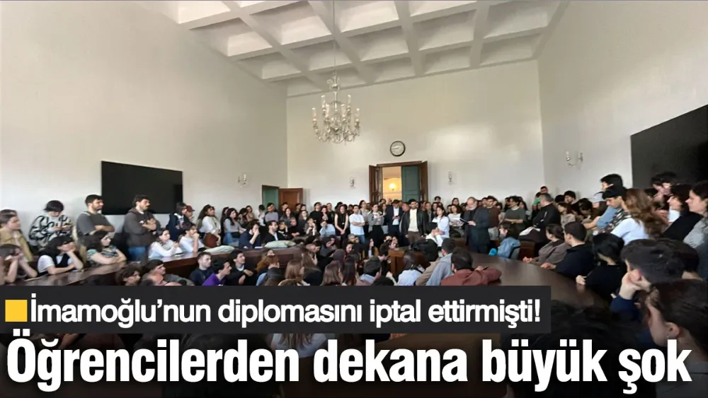 Öğrencilerden dekana büyük şok!