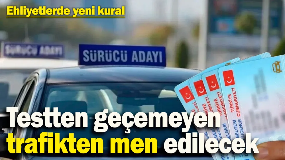 Ehliyetlerde yeni kural