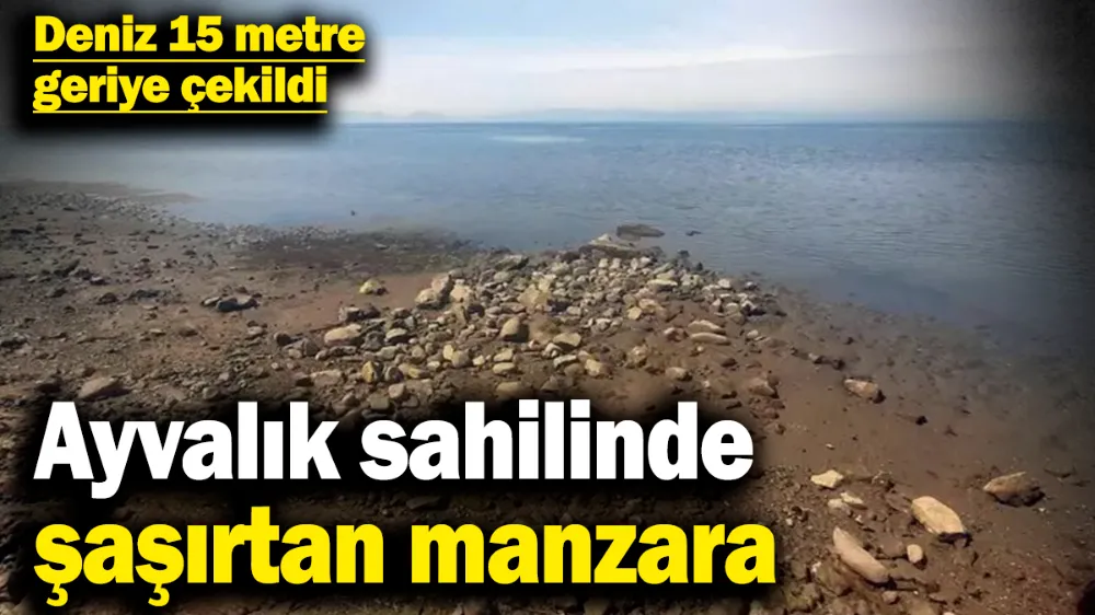 Deniz 15 metre geriye çekildi
