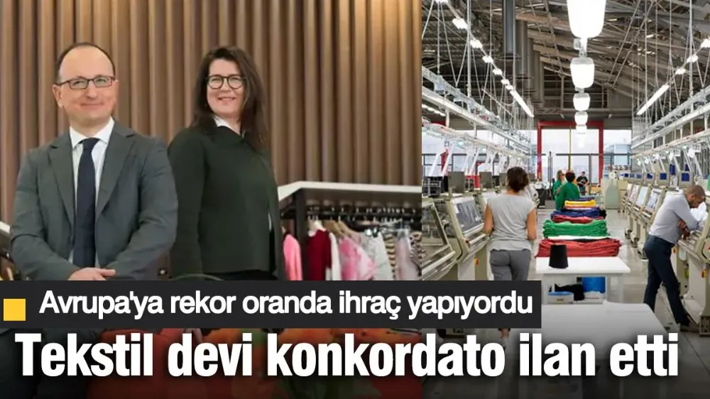 Tekstil devi konkordato ilan etti