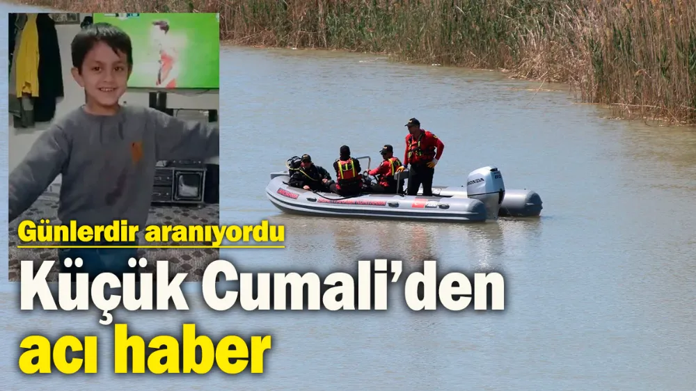 7 yaşındaki Cumali’den acı haber