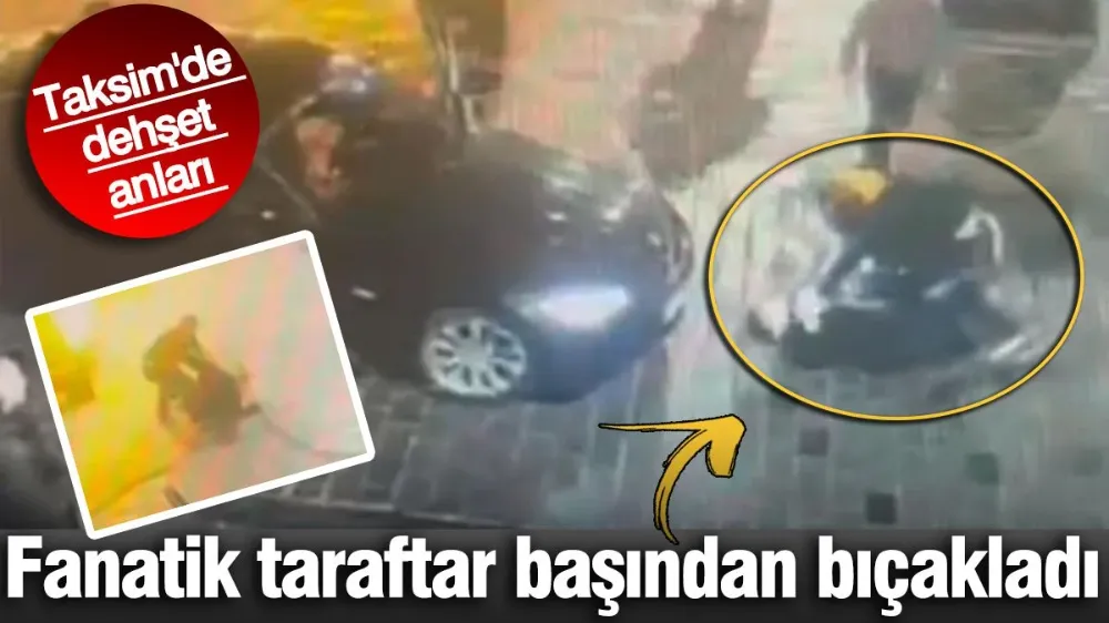 Fanatik taraftar başından bıçakladı