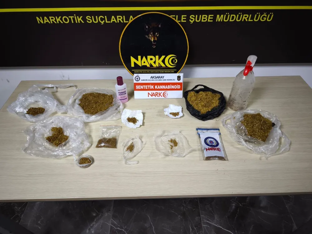 Aksaray’da Zehire Geçit Yok: 1 Tutuklama