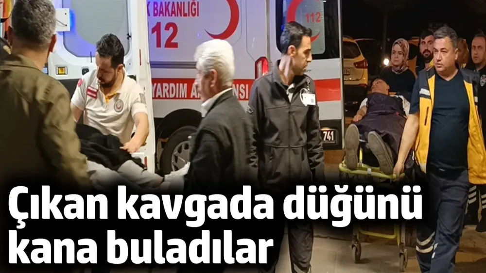 Düğün kana bulandı! 9 kişi yaralandı