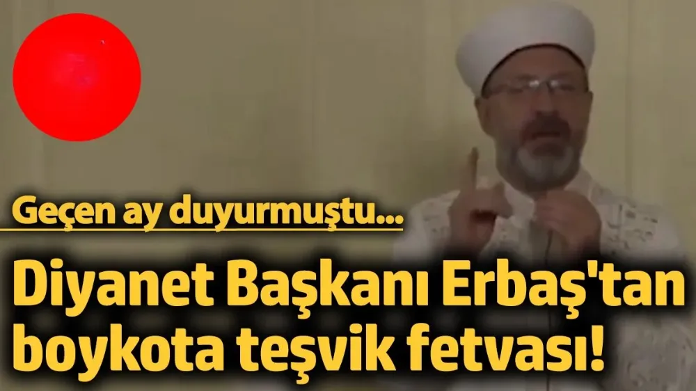 Diyanet Başkanı Ali Erbaş