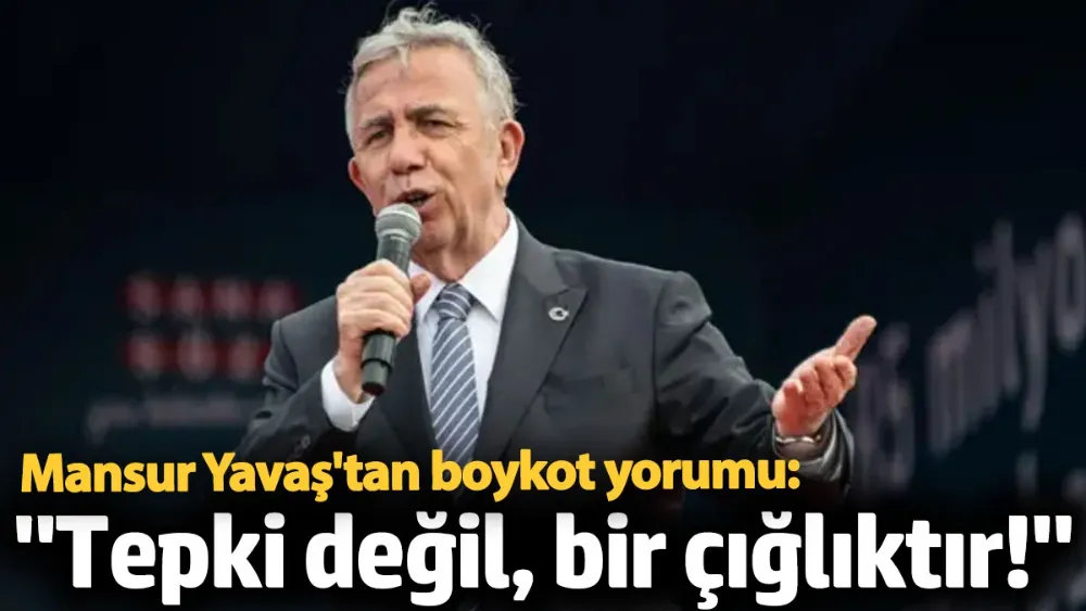 Boykot bir tepki değil çığlıktır!