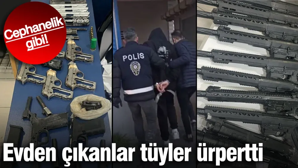Polis baskınında evden çıkanlar tüyler ürpertti