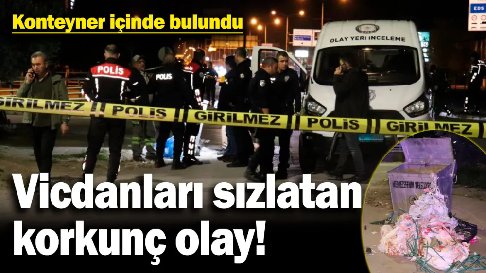 Çöpte ölü olarak bulundu