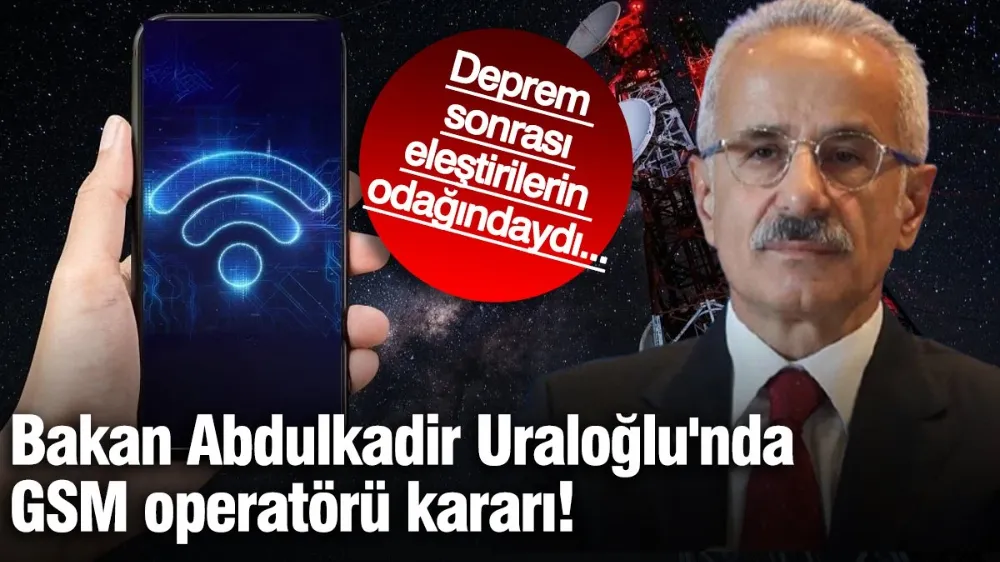 Bakan Abdulkadir Uraloğlu