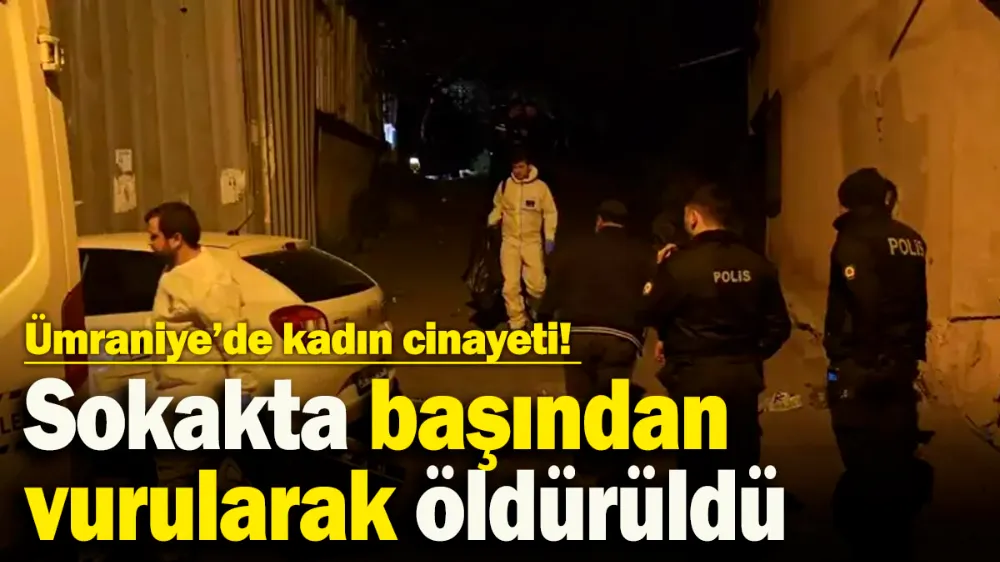Sokakta başından vurularak öldürüldü