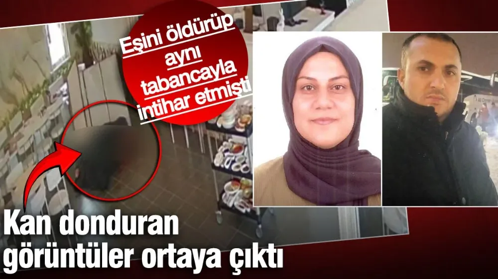Eşini öldürüp aynı tabancayla intihar etmişti