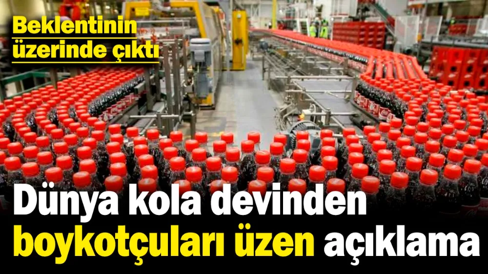 Dünya kola devinden boykotçuları üzen açıklama! 