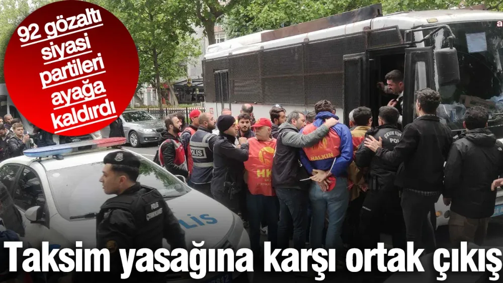 Taksim yasağına karşı ortak çıkış!