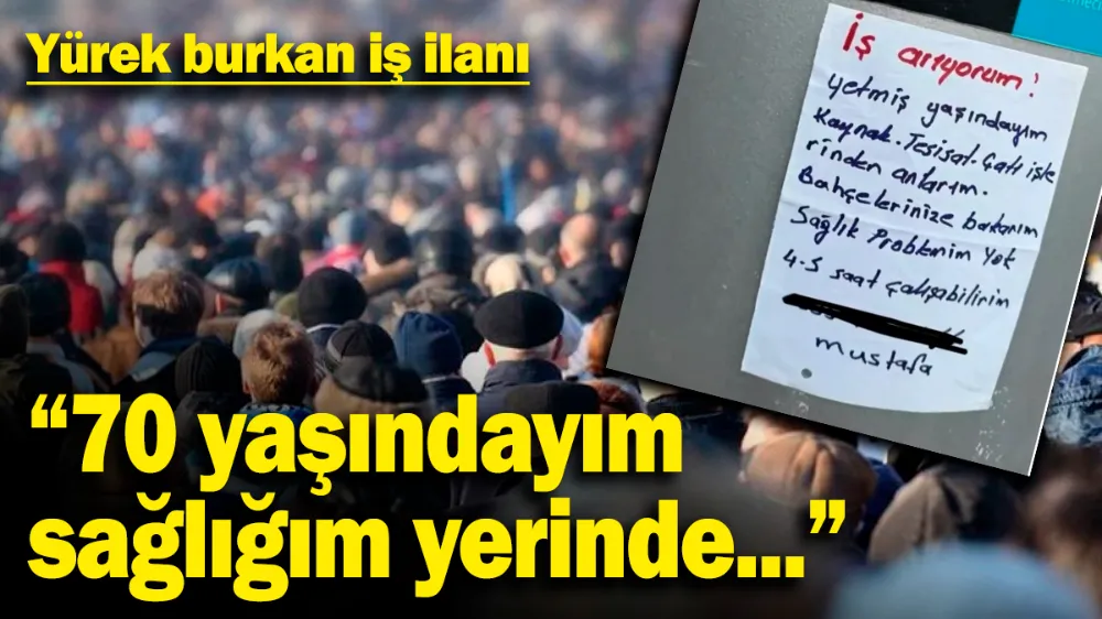 Yürek burkan iş ilanı !