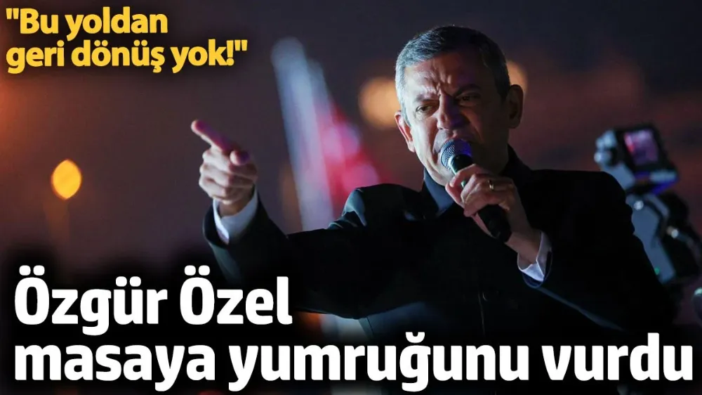 Bu yoldan geri dönüş yok!