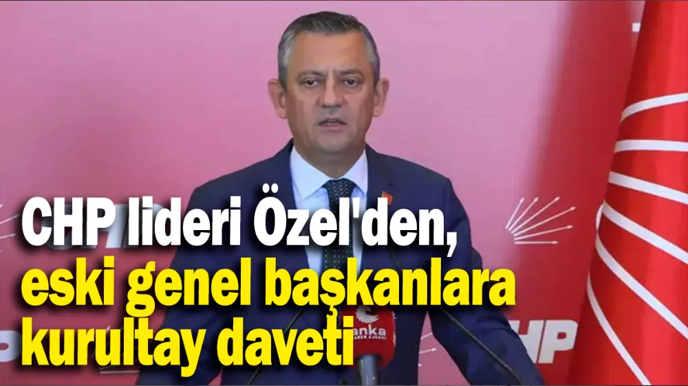 CHP lideri Özel