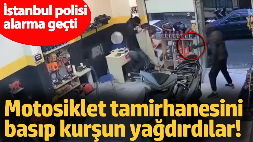 Maskeli saldırganlar tamirhaneyi basıp kurşun yağdırdılar!