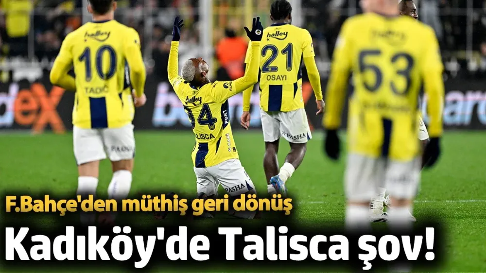 Fenerbahçe Trabzonspor’u 4-1’le Dağıttı